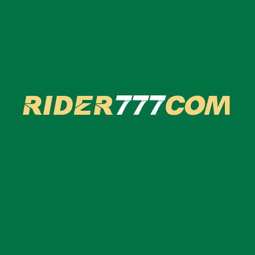 Logo da RIDER777COM